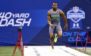 Justin Gilbert ran a 4.37 40 yard dash and could be the first corner taken in the 2014 NFL Draft.